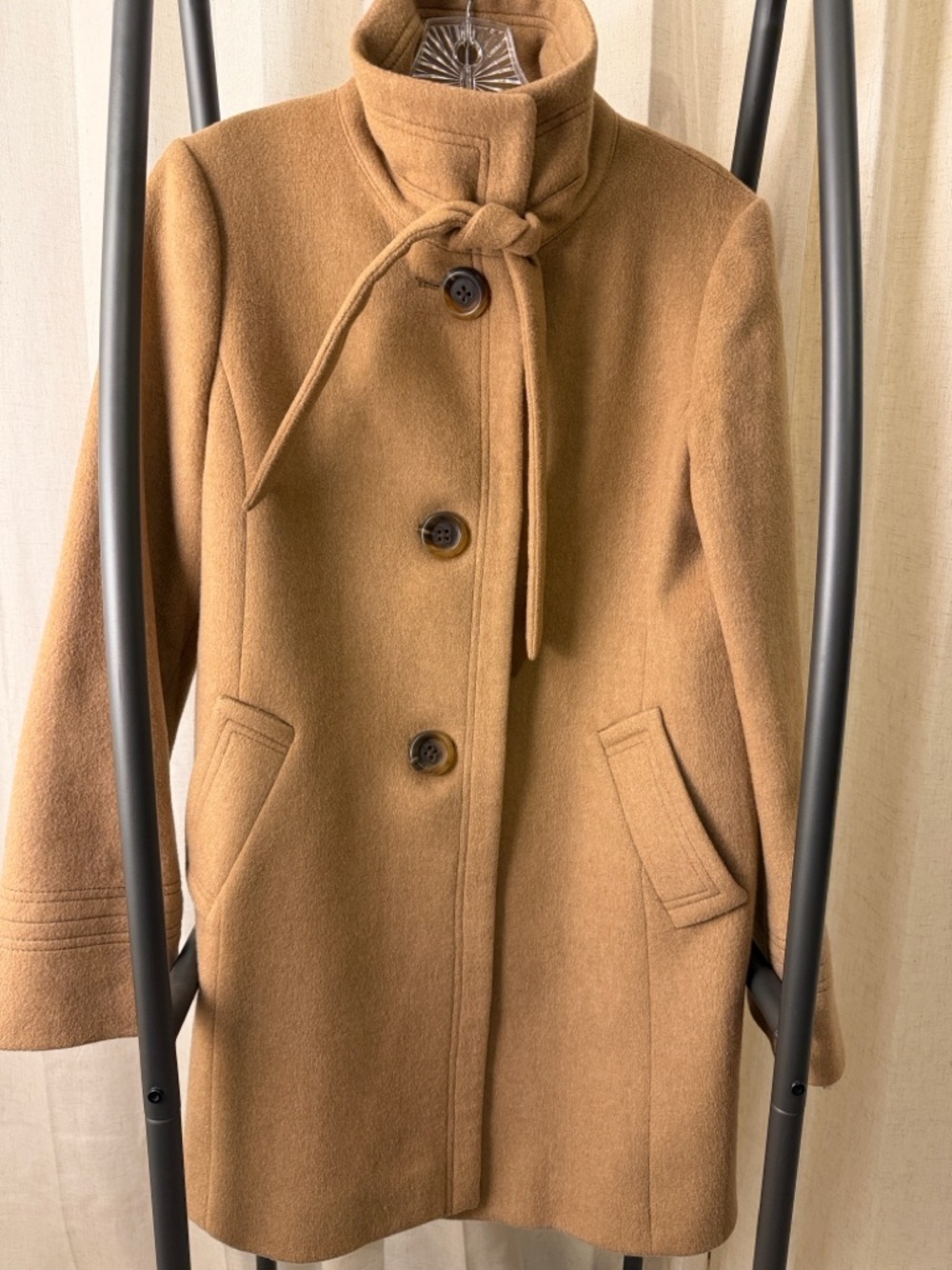J Crew “Carrie” Wool/Cashmere Car Coat size 6